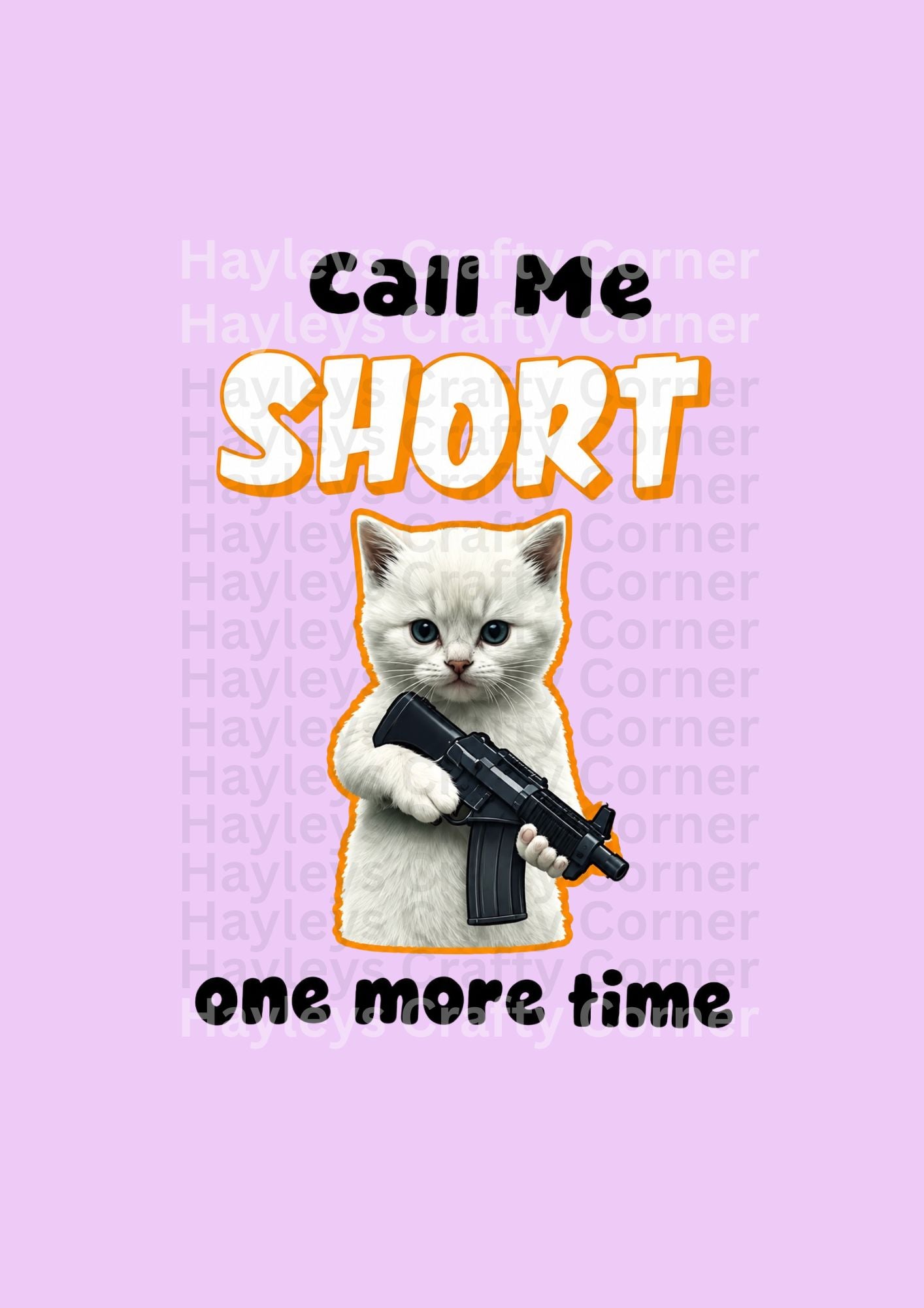 Call Me Short One More Time