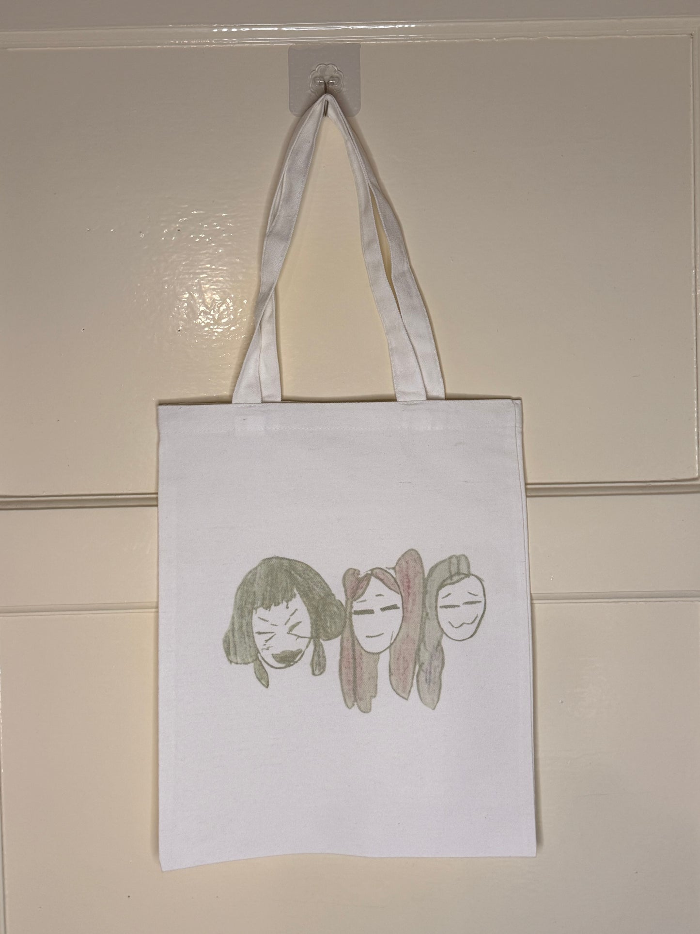 🎨 Personalised Double-Sided Tote Bag – Add 2 Of Your Children’s Drawings