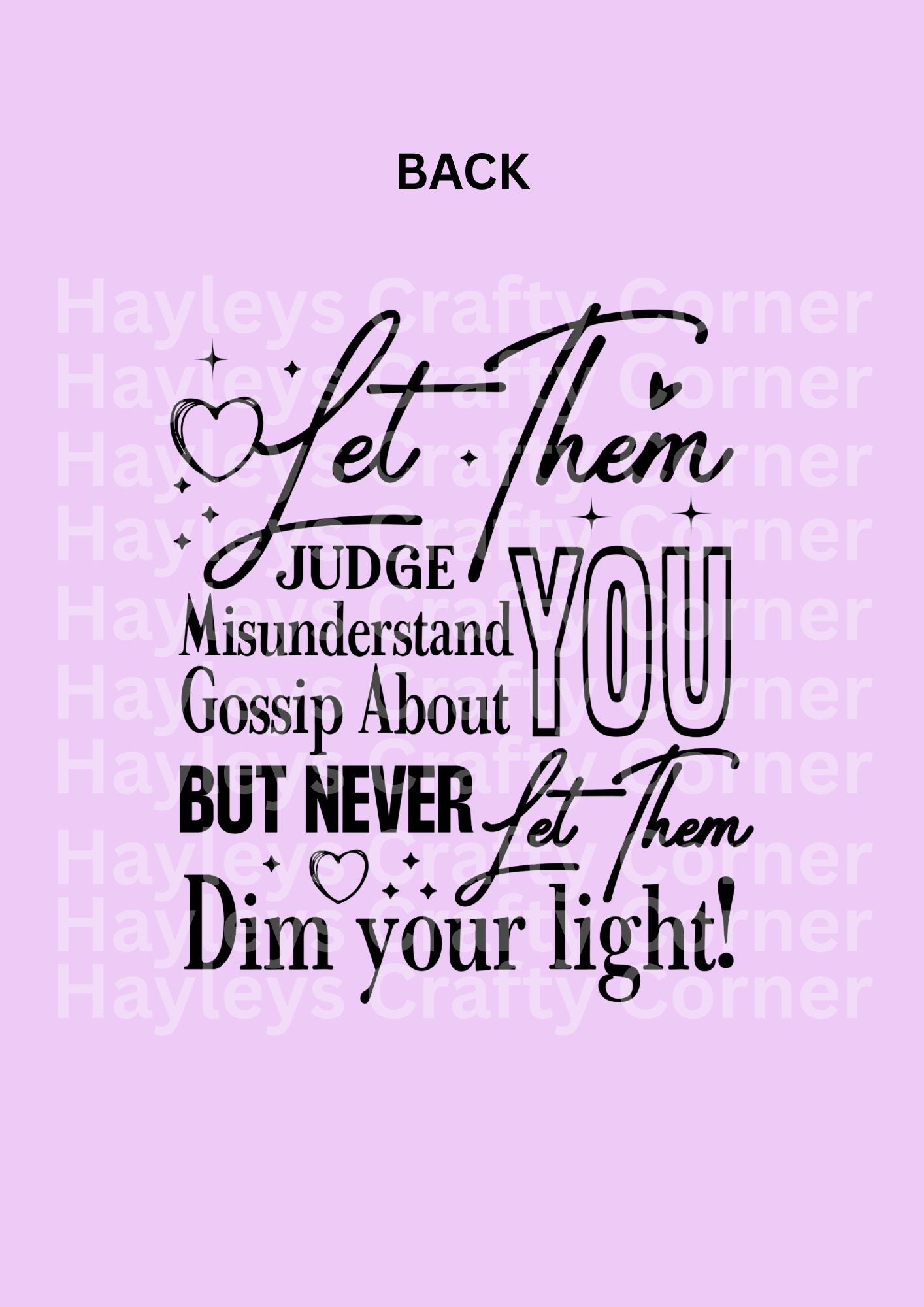 Let Them Quote – Front & Back Set