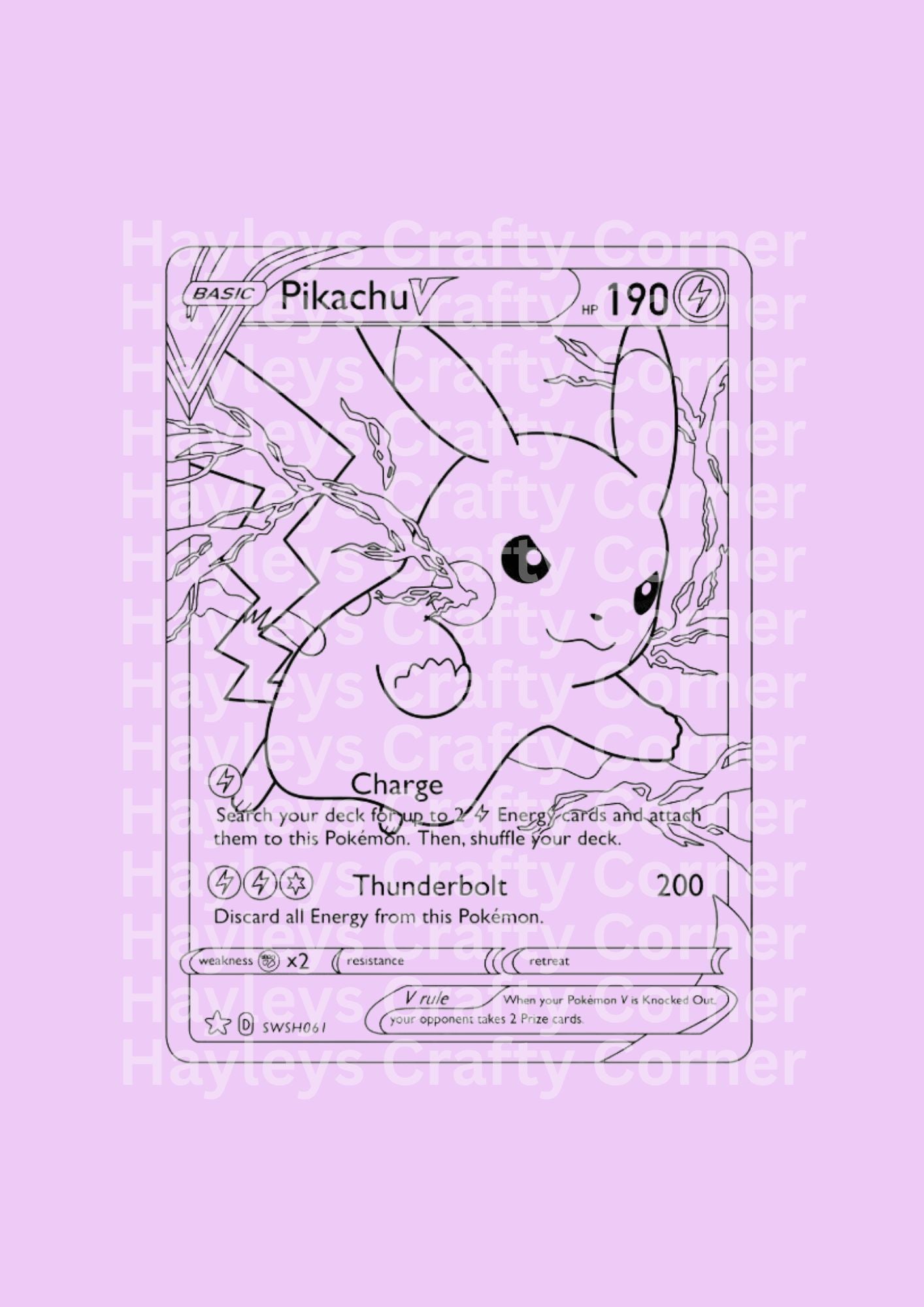 Pikachu Trading Card