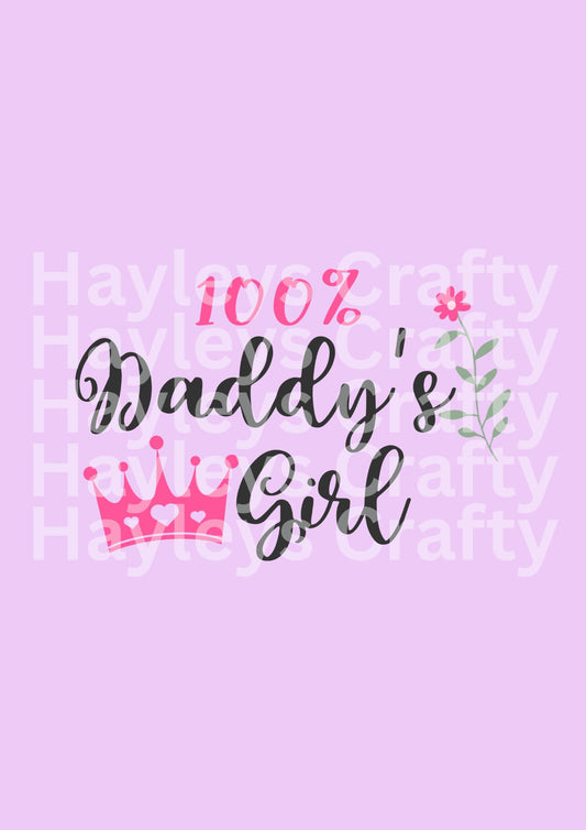 100% Daddy’s Girl