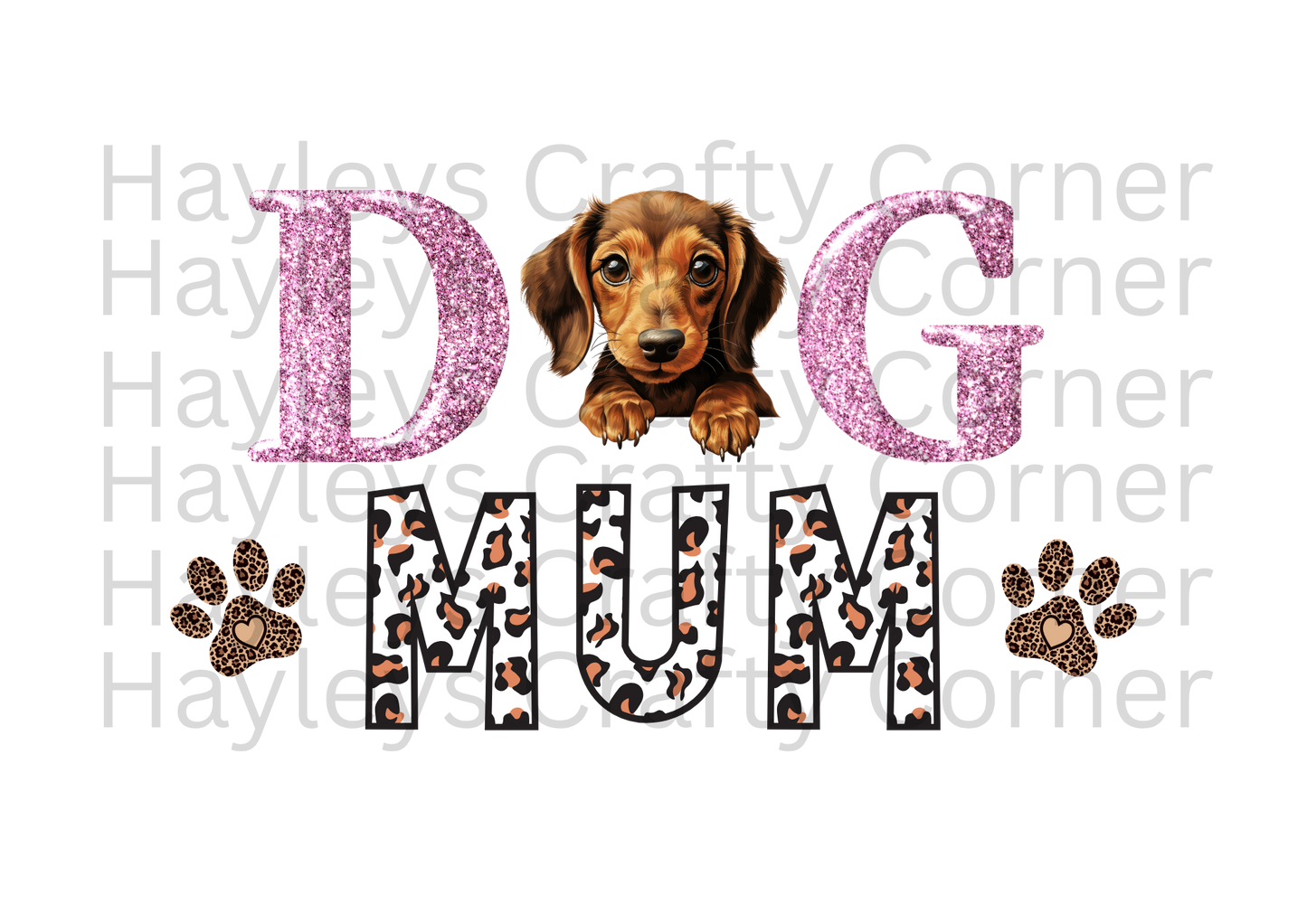 Dog Mum / Mama – Cute Dachshund Design