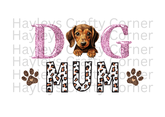 Dog Mum / Mama – Cute Dachshund Design