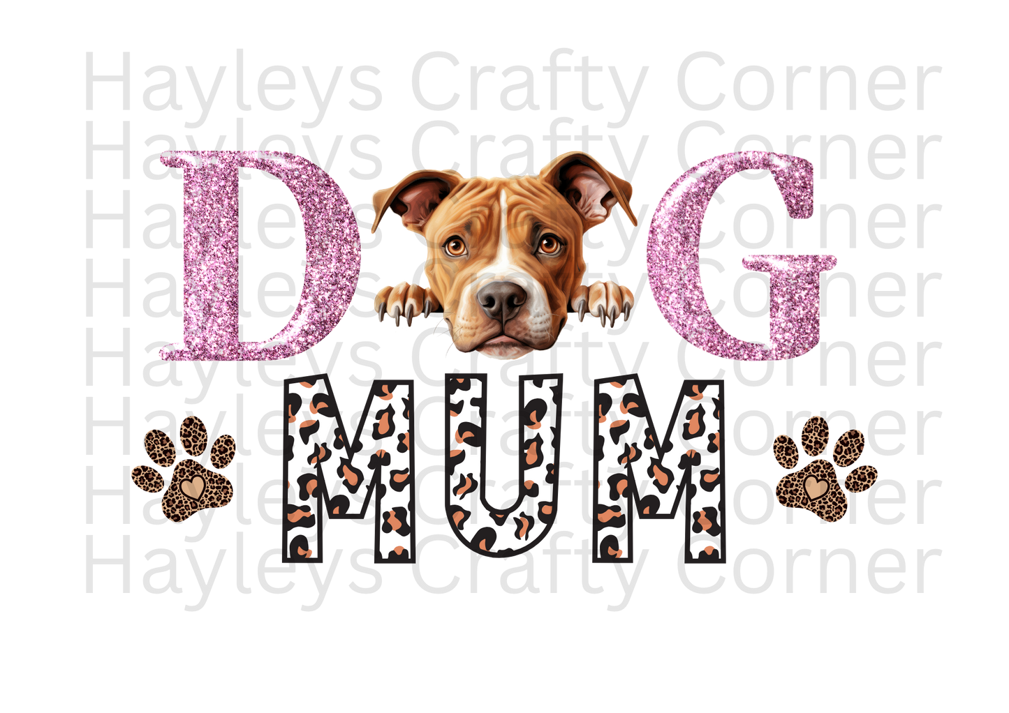 Dog Mum / Mama – Staffordshire Bull Terrier Design