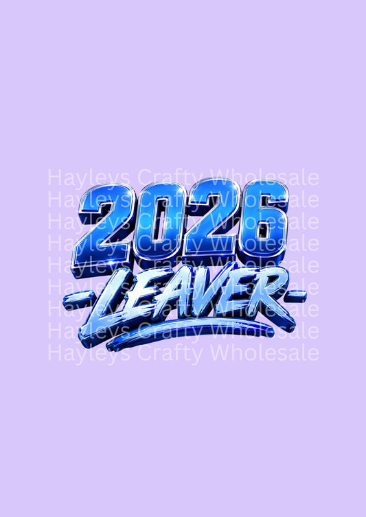 2026 - LEAVER - DTF Transfer
