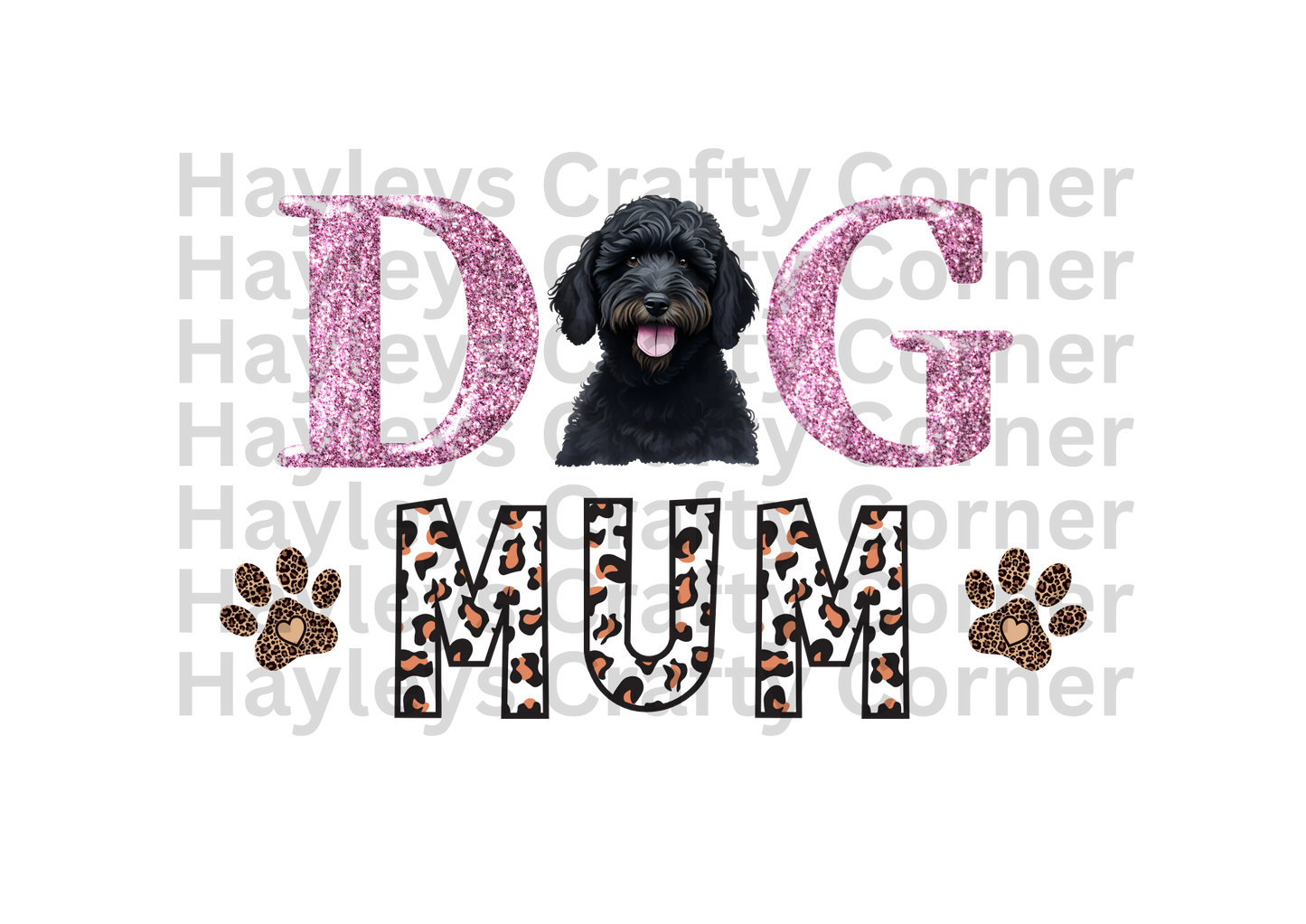 Dog Mum / Mama – Cute Labradoodle Design