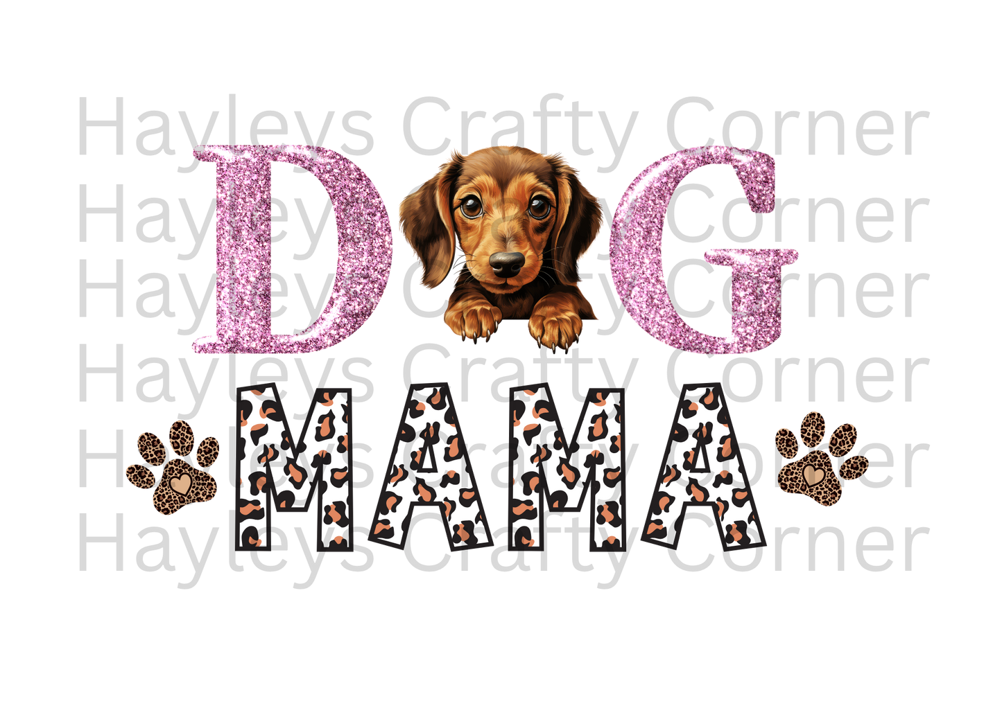 Dog Mum / Mama – Cute Dachshund Design