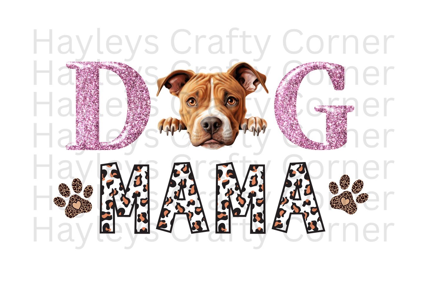 Dog Mum / Mama – Staffordshire Bull Terrier Design