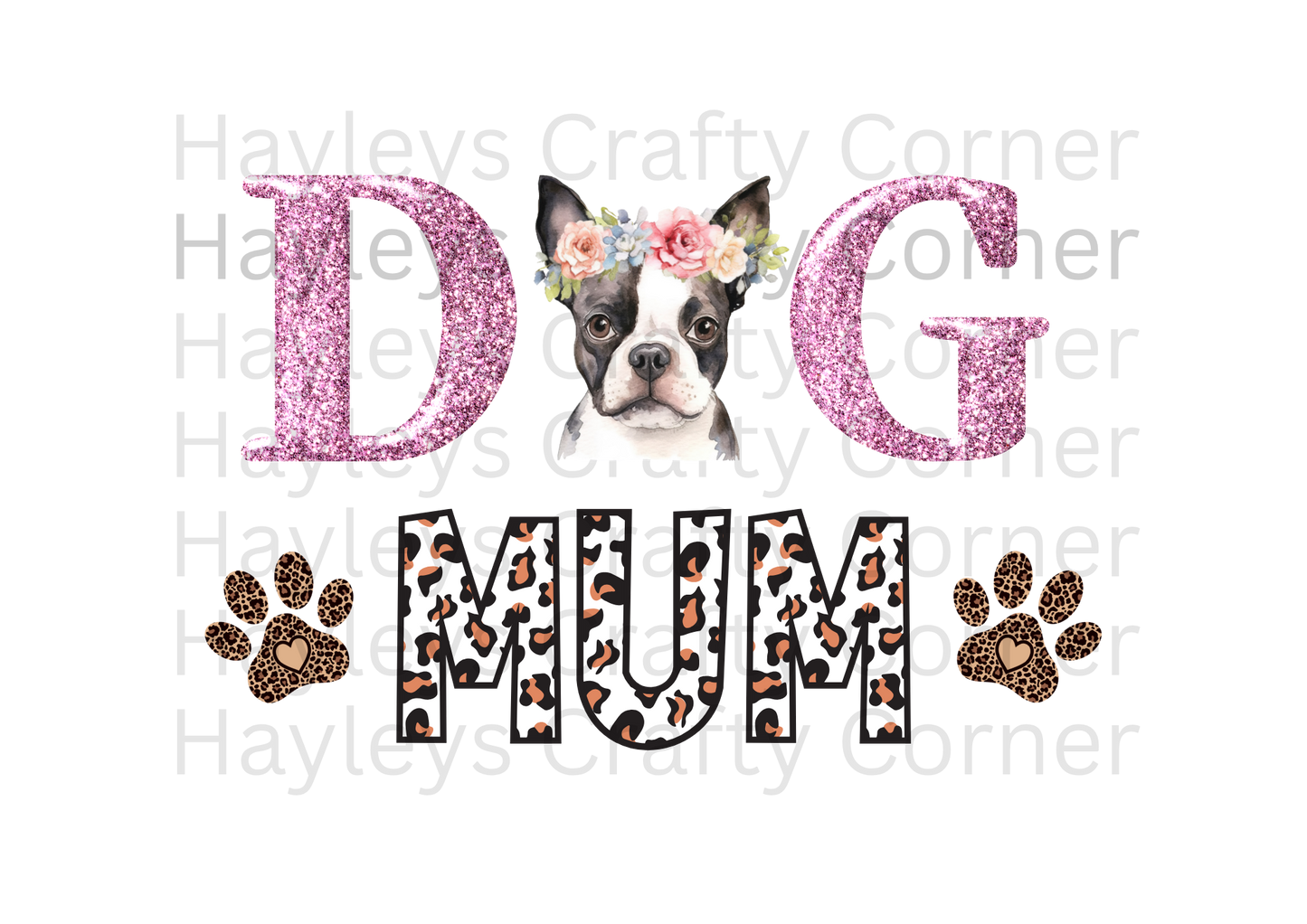 Dog Mum – Floral Frenchie