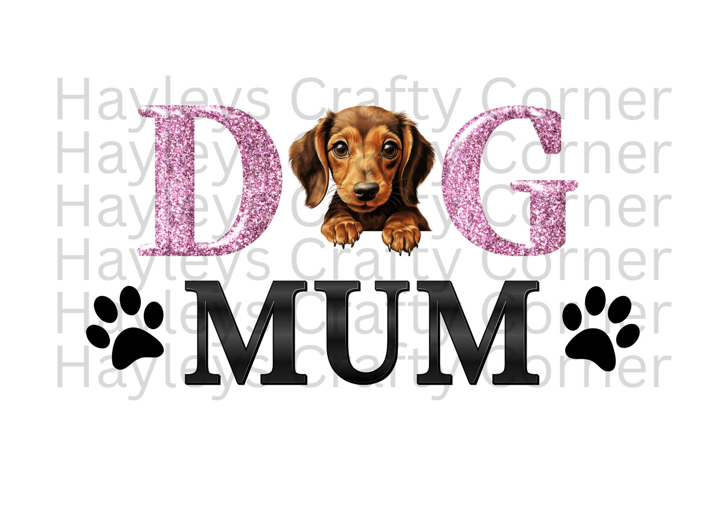 Dog Mum / Mama – Cute Dachshund Design