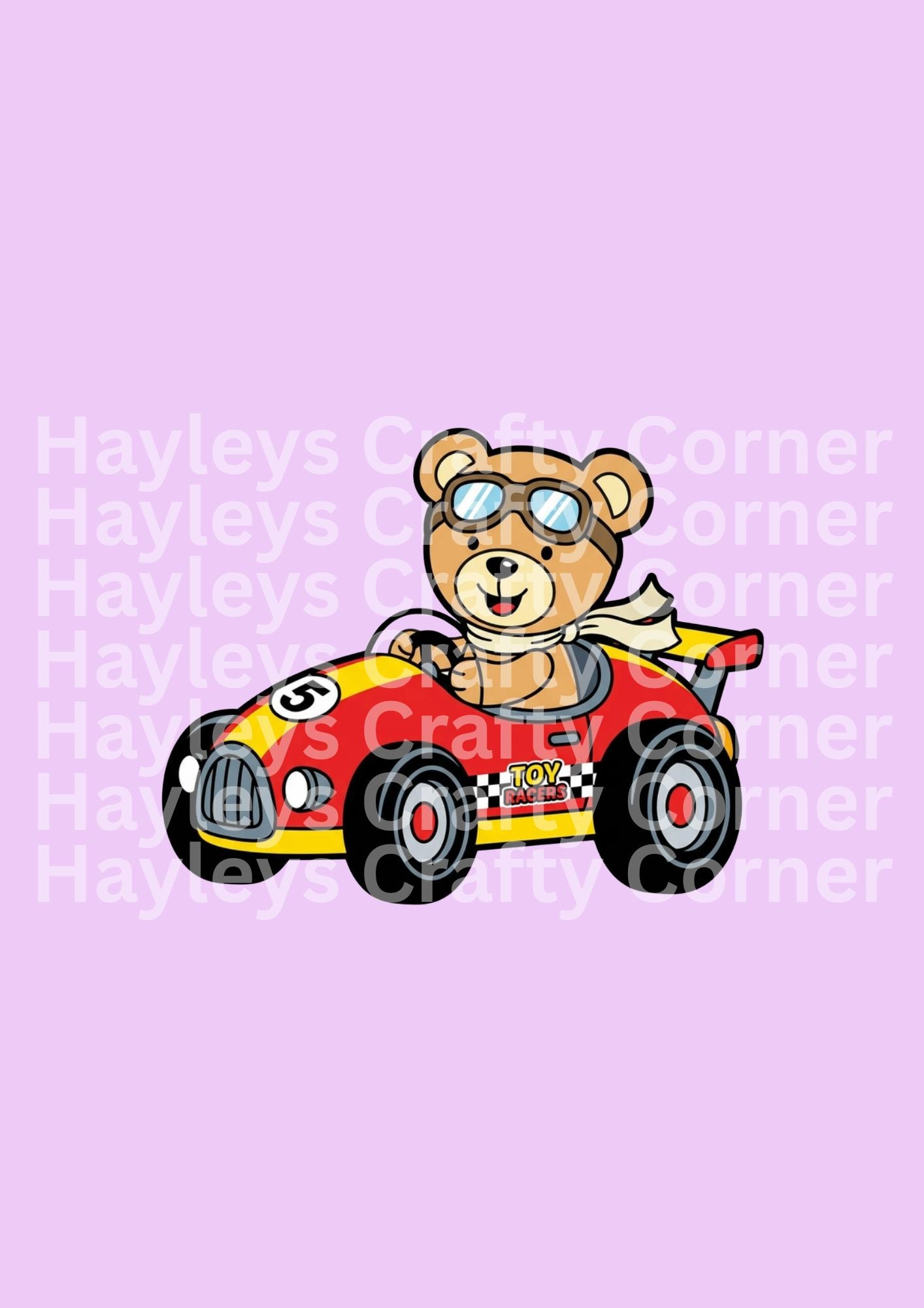 Cute Racing Teddy Bear