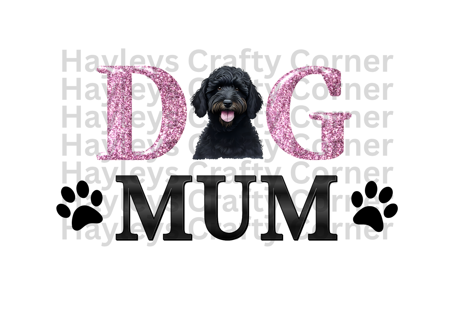 Dog Mum / Mama – Cute Labradoodle Design