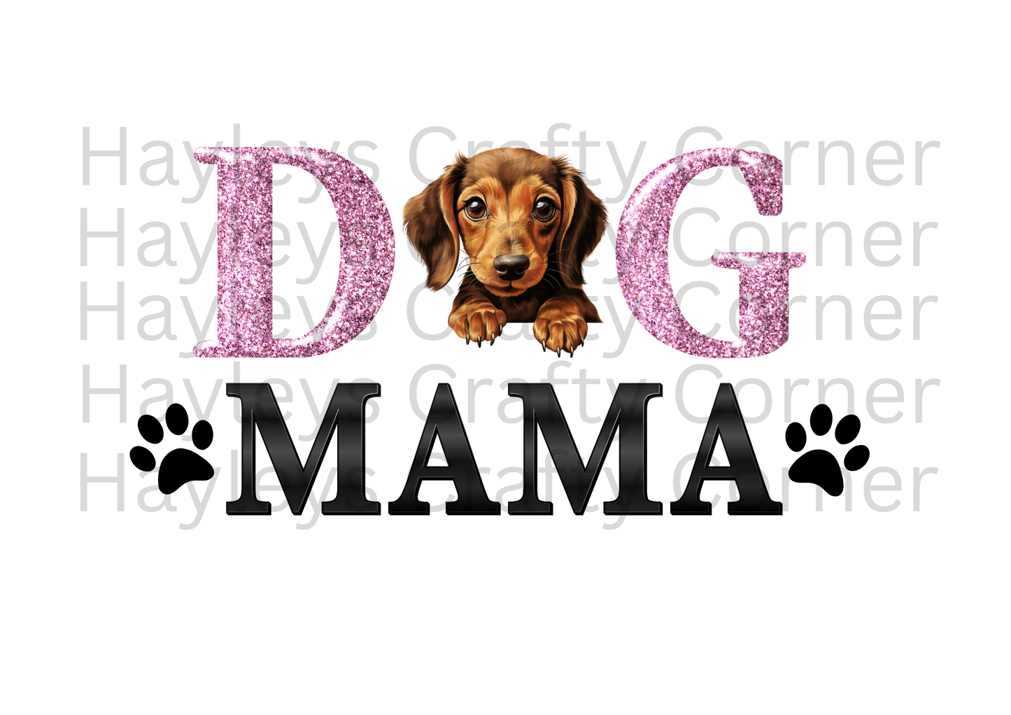 Dog Mum / Mama – Cute Dachshund Design