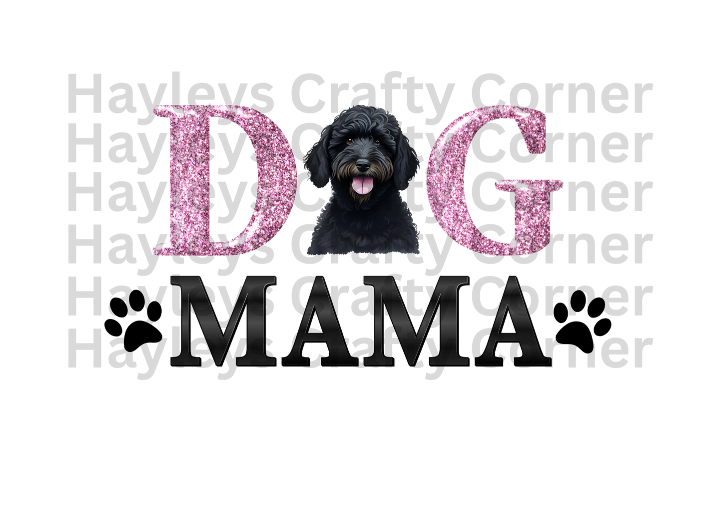 Dog Mum / Mama – Cute Labradoodle Design