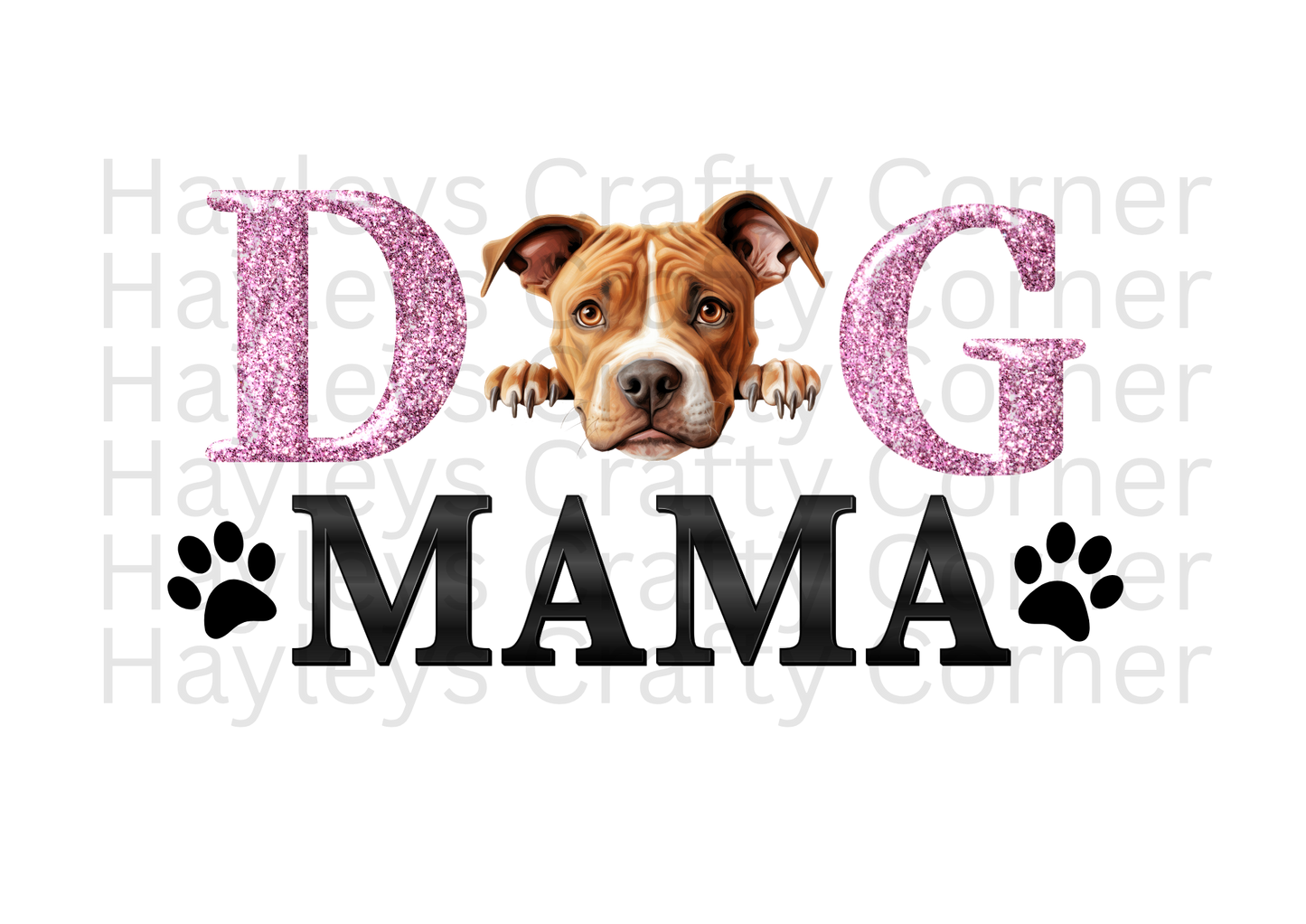 Dog Mum / Mama – Staffordshire Bull Terrier Design
