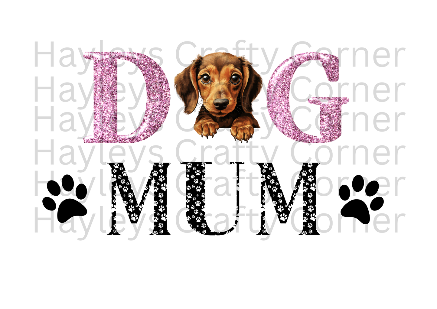Dog Mum / Mama – Cute Dachshund Design