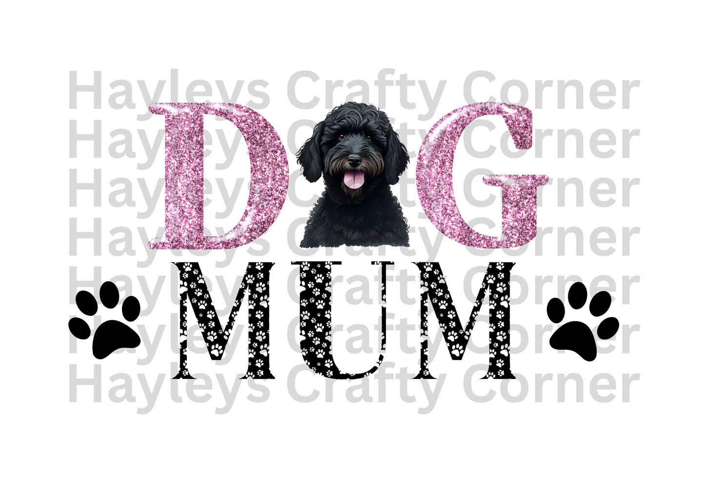 Dog Mum / Mama – Cute Labradoodle Design