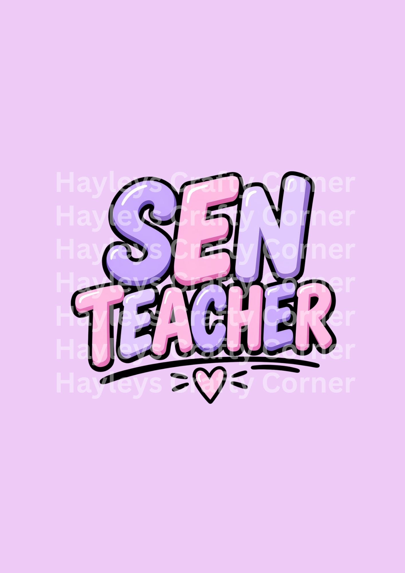SEN Teacher Pastel Heart