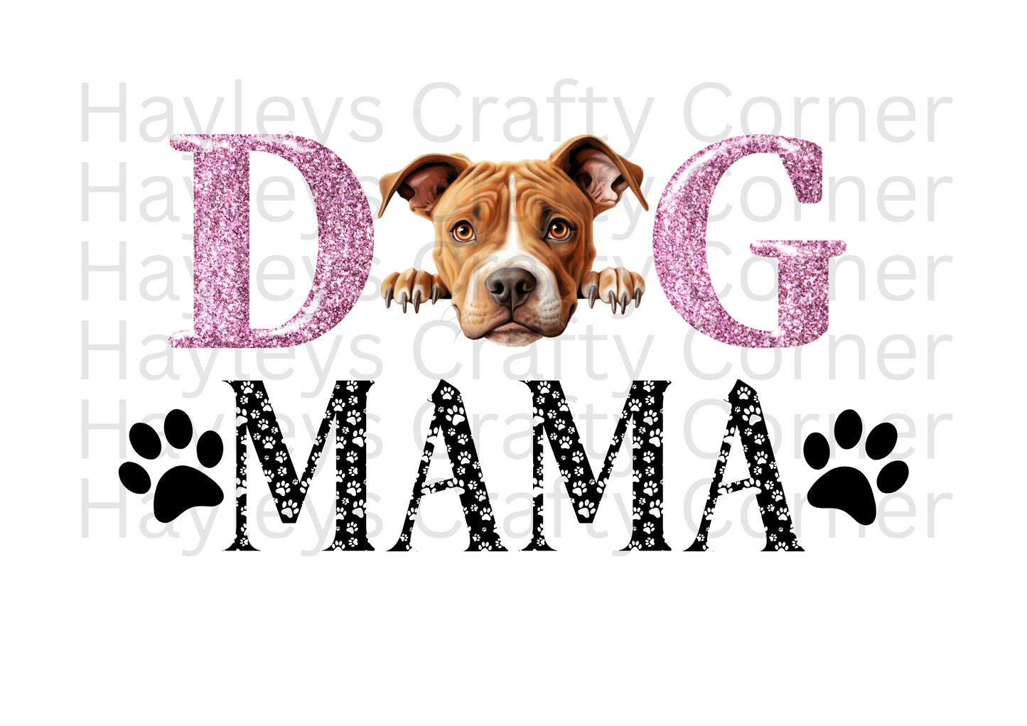 Dog Mum / Mama – Staffordshire Bull Terrier Design