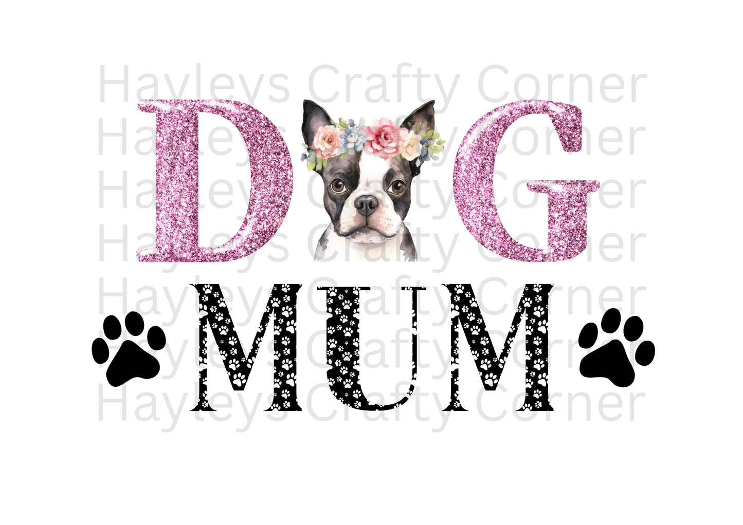 Dog Mum – Floral Frenchie