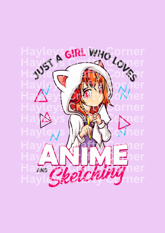 Just A Girl Who Loves Anime and Sketching