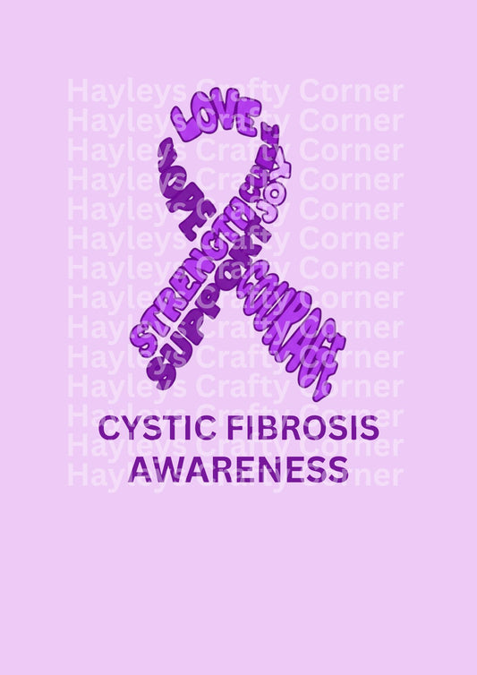 Cystic Fibrosis Awareness Ribbon