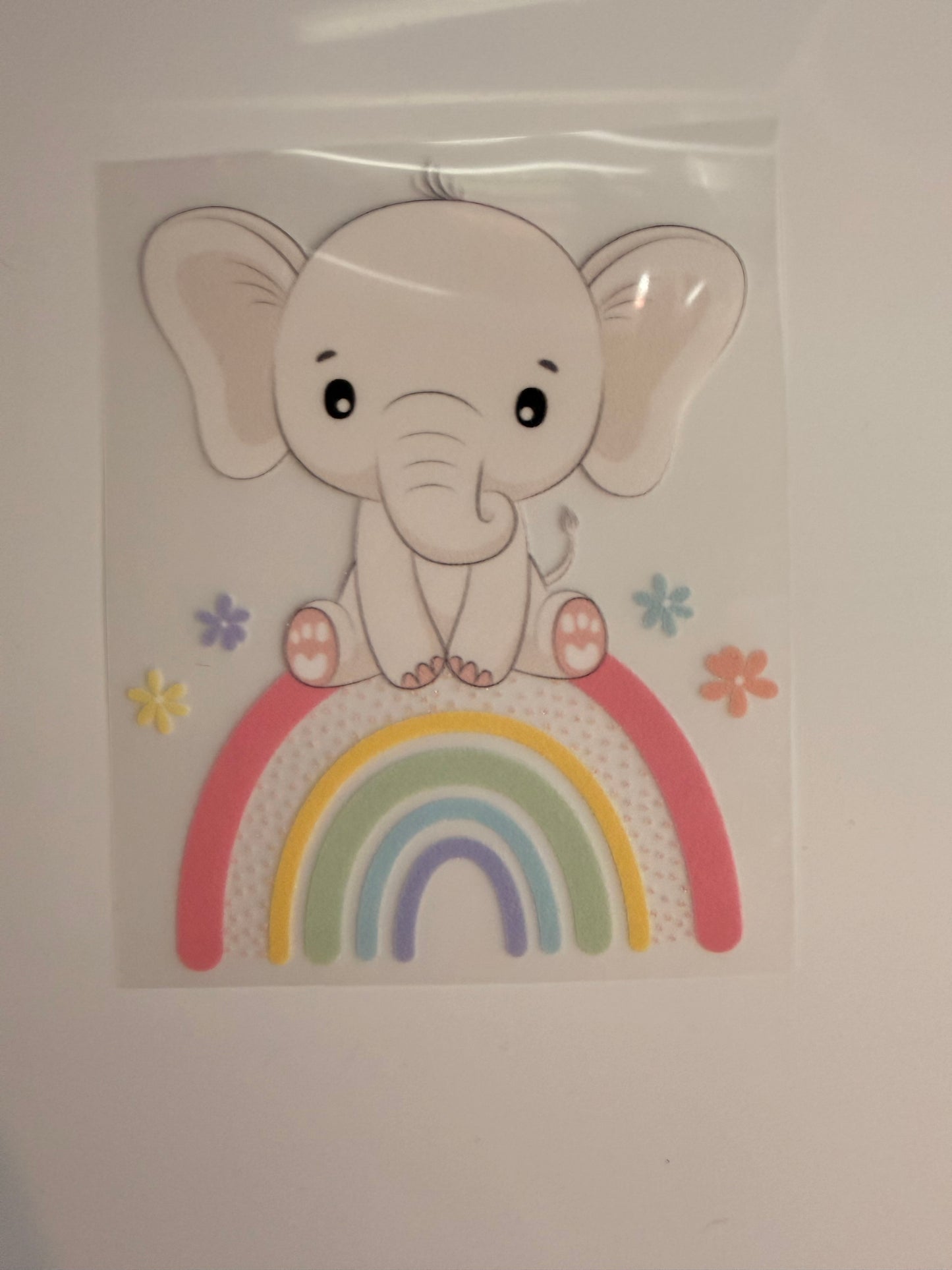 Cute Elephant Rainbow
