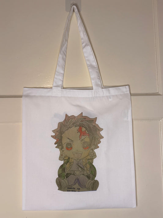 🎨 Personalised Double-Sided Tote Bag – Add 2 Of Your Children’s Drawings
