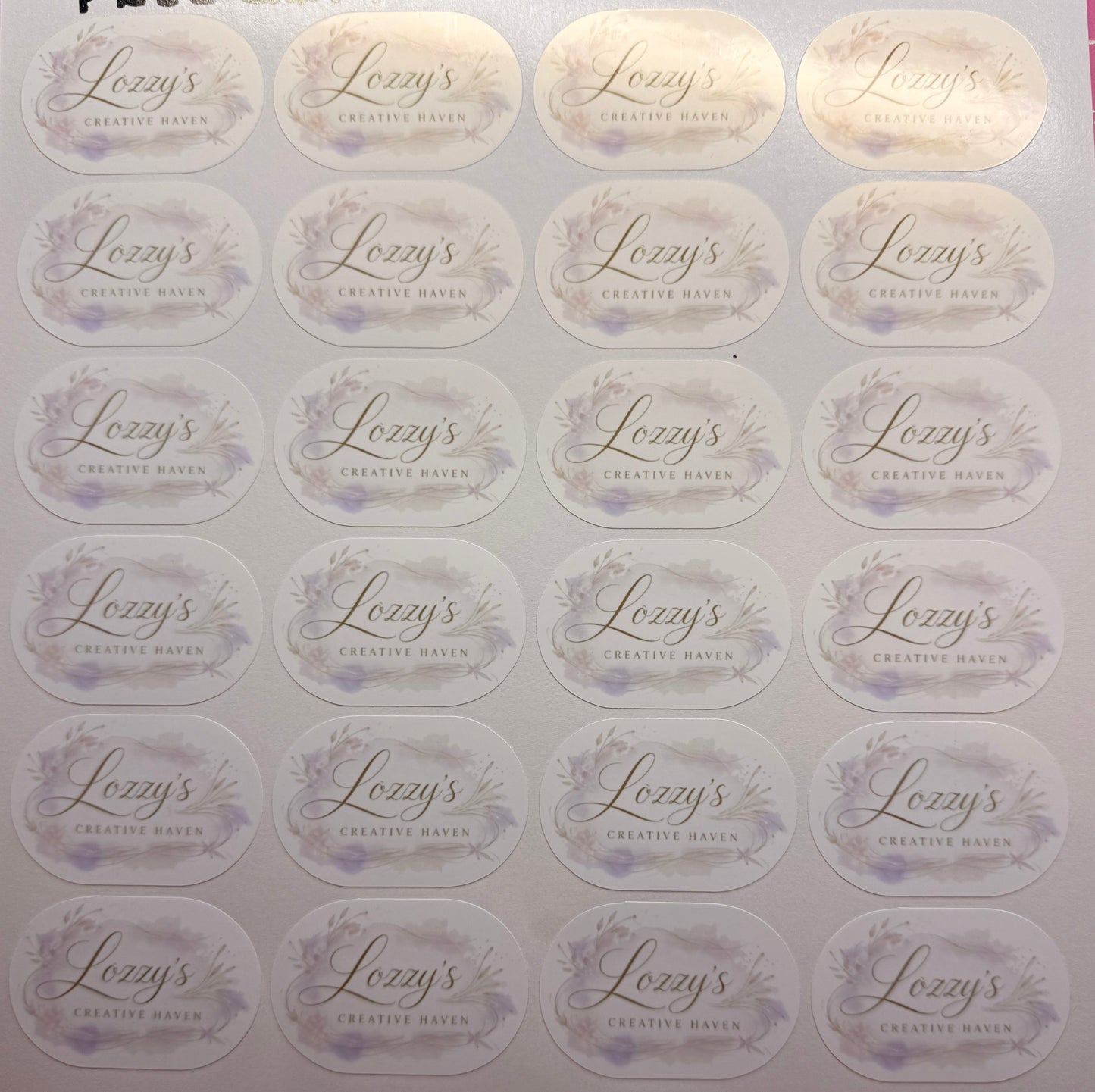 Custom Business Logo Stickers