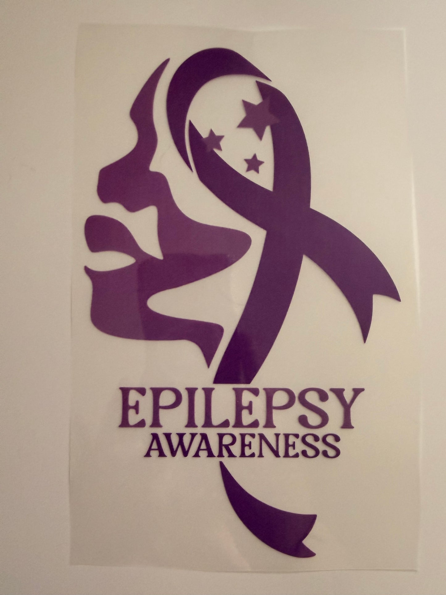 Epilepsy Awareness Ribbon – Heat Transfer