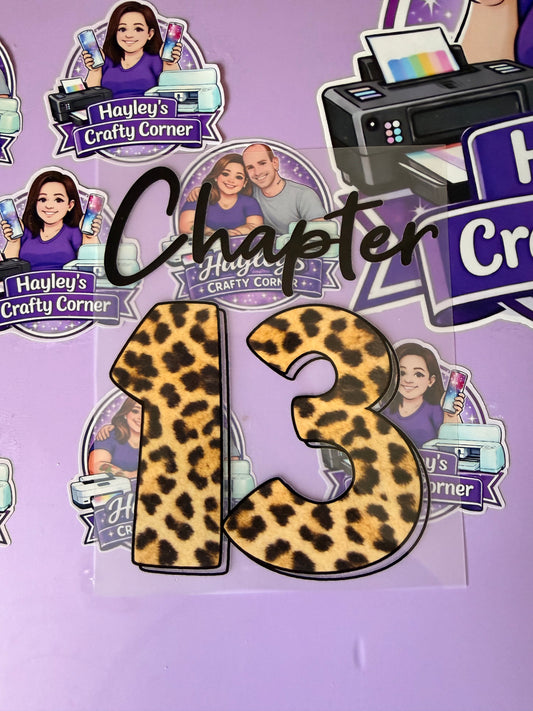 Chapter 13 Birthday Shirt – Leopard Print 13th Birthday Tee for Girls